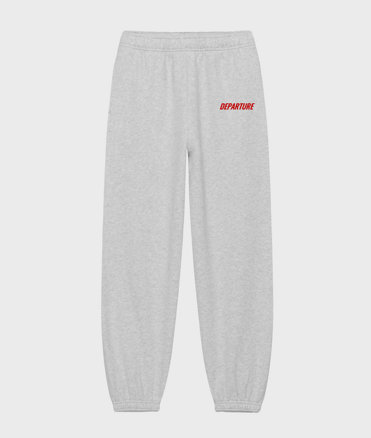 Pre-Order: Departure Classic Logo Sweatpants - Crimson